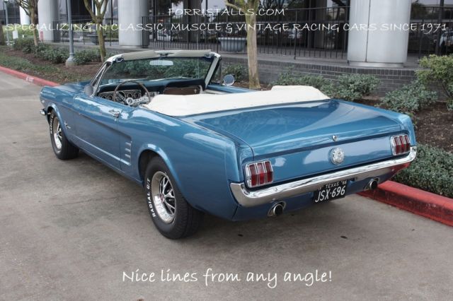 1966 Silver Blue Ford Mustang Convertible