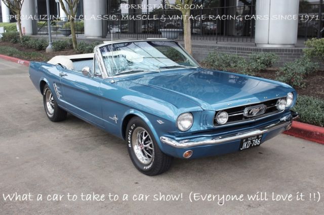 1966 Silver Blue Ford Mustang Convertible