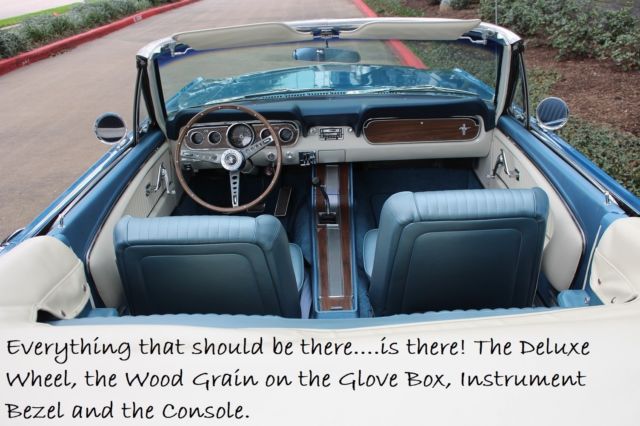 1966 Silver Blue Ford Mustang Convertible