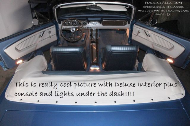 1966 Silver Blue Ford Mustang Convertible