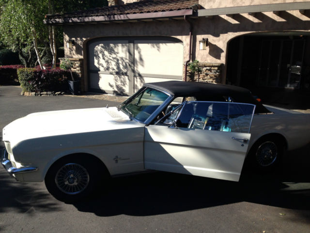 1966 WIMBLEDON WHITE Ford Mustang Convertible