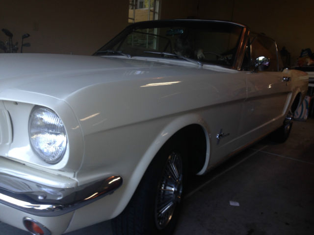 1966 WIMBLEDON WHITE Ford Mustang Convertible