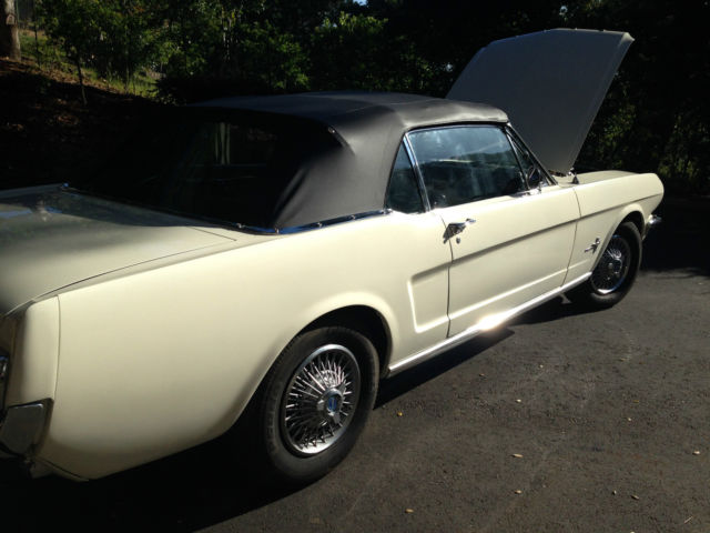 1966 WIMBLEDON WHITE Ford Mustang Convertible
