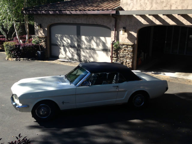 1966 WIMBLEDON WHITE Ford Mustang Convertible