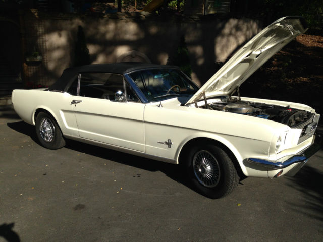 1966 WIMBLEDON WHITE Ford Mustang Convertible