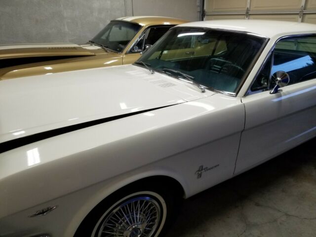 1965 White Ford Mustang Coupe