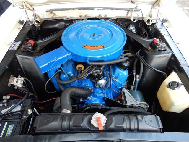 1968 White Ford Mustang Coupe