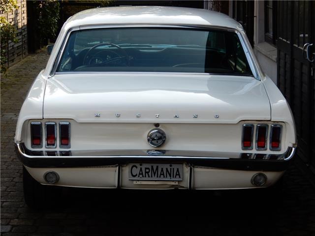 1968 White Ford Mustang Coupe