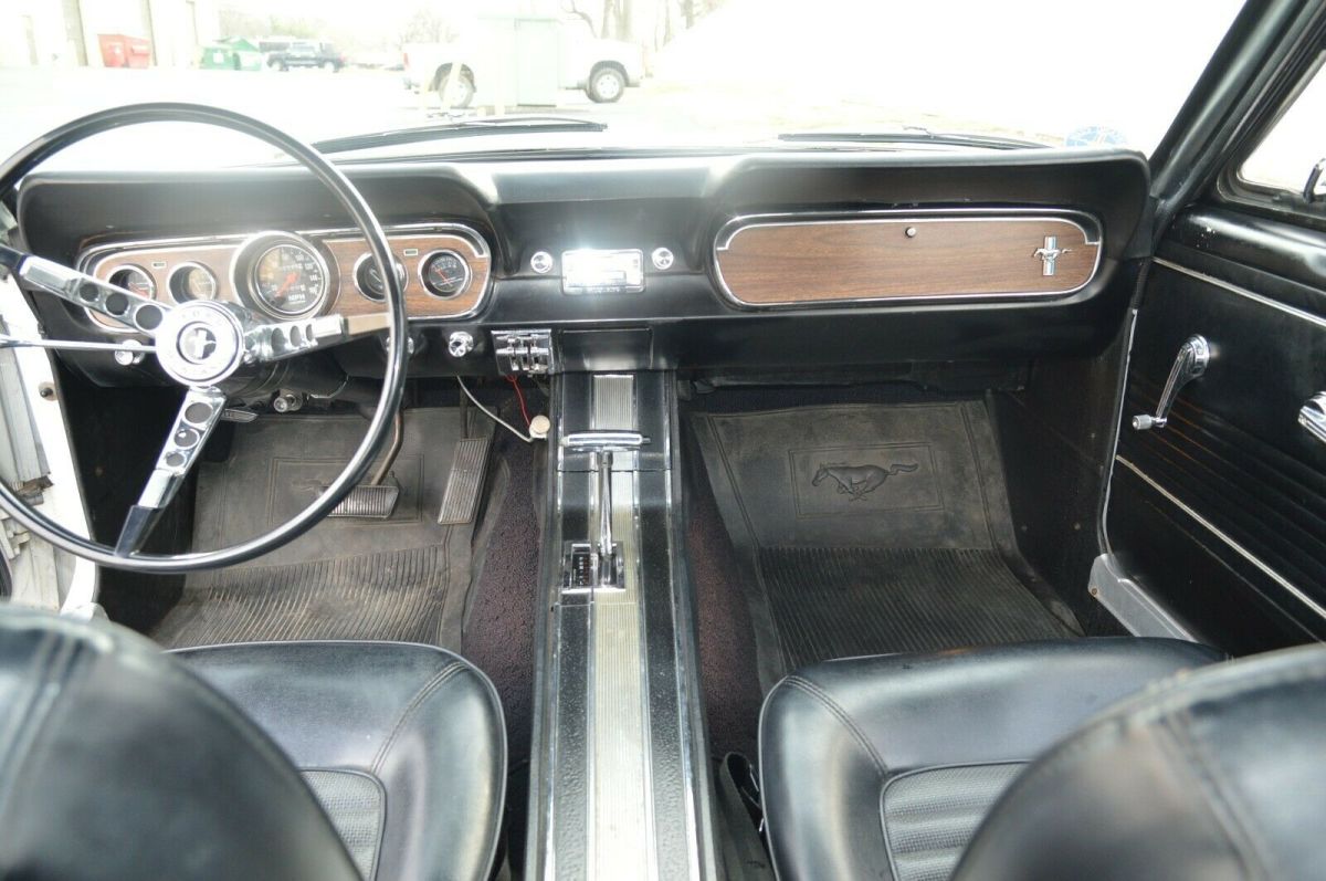 1966 White Ford Mustang Coupe