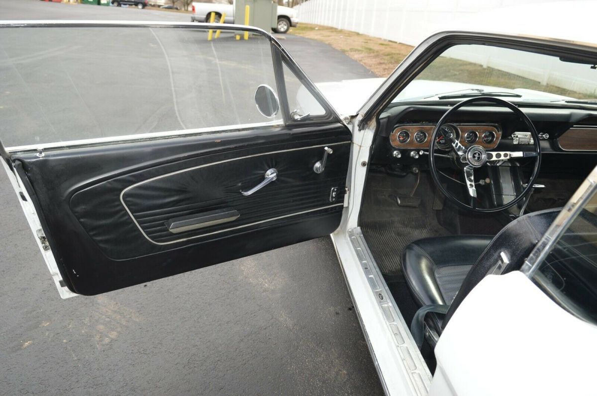 1966 White Ford Mustang Coupe