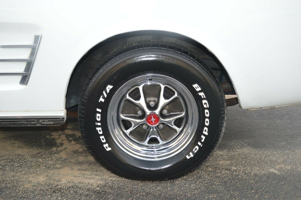 1966 White Ford Mustang Coupe