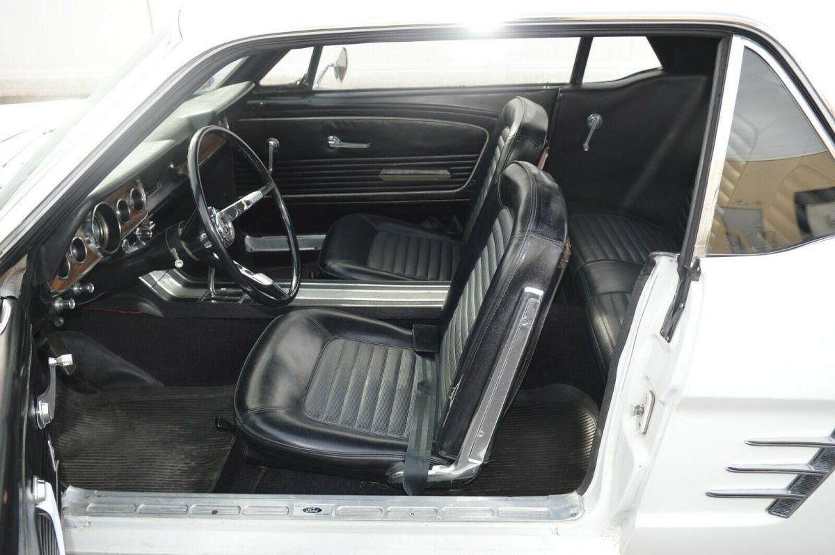 1966 White Ford Mustang Coupe