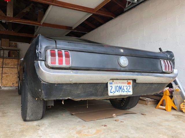 1966 Black Ford Mustang Fastback