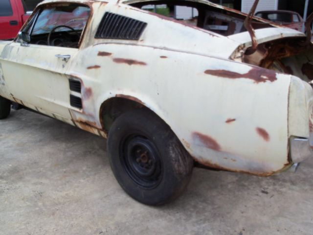 1967 YELLOW Ford Mustang Fastback