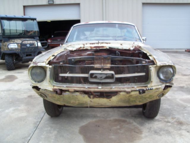1967 YELLOW Ford Mustang Fastback