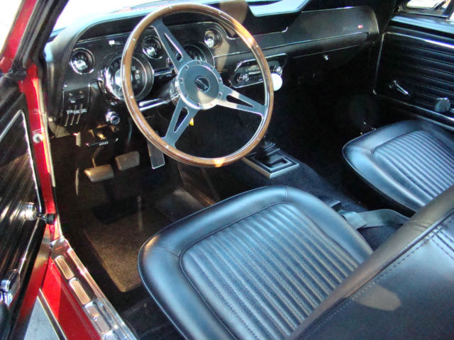 1968 Red Ford Mustang Fastback