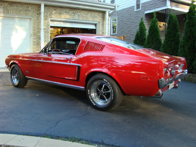 1968 Red Ford Mustang Fastback