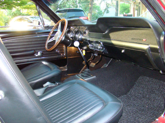 1968 Red Ford Mustang Fastback