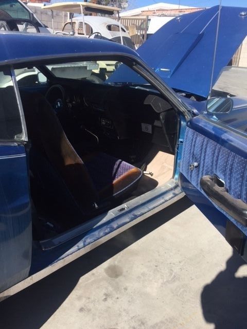 1970 Blue Ford Mustang Fastback