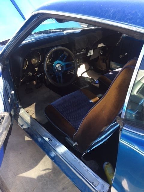 1970 Blue Ford Mustang Fastback