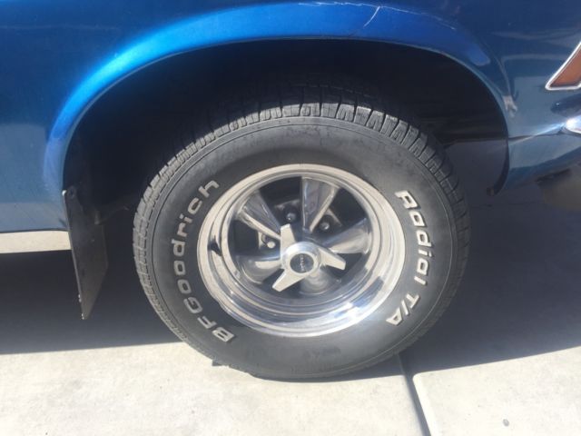 1970 Blue Ford Mustang Fastback