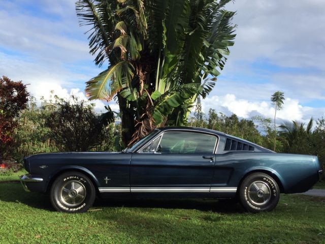 1965 Blue Ford Mustang Coupe