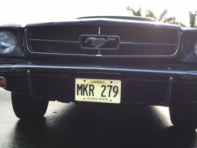 1965 Blue Ford Mustang Coupe