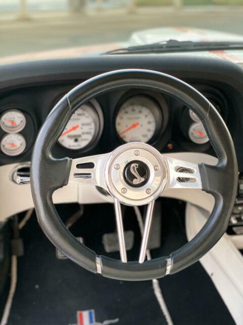 1969 White/Red Ford Mustang Fastback