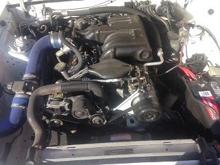 1989 Blue Ford Mustang Hatchback