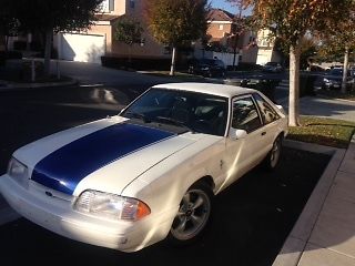 1989 Blue Ford Mustang Hatchback