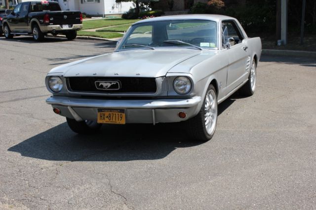 1966 Silver Ford Mustang Coupe