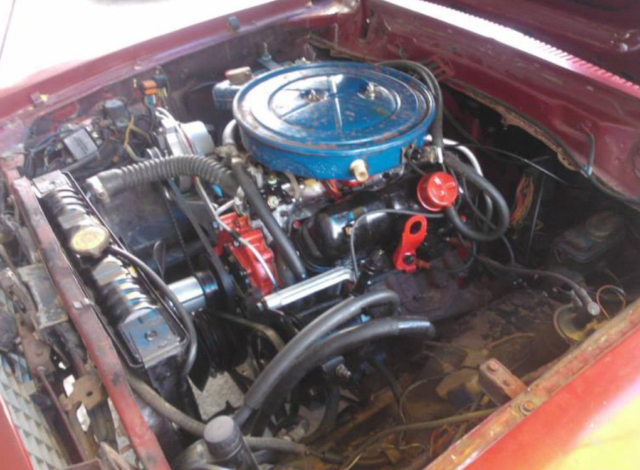 1973 Red Ford Mustang Limousine