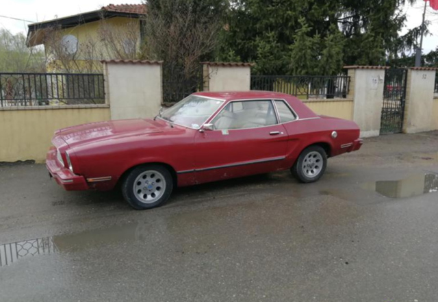 1973 Red Ford Mustang Limousine