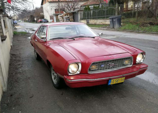 1973 Red Ford Mustang Limousine