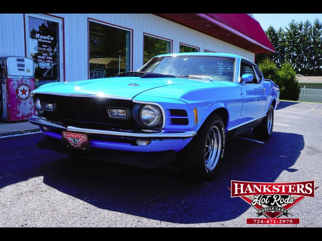 1970 Blue Ford Mustang --