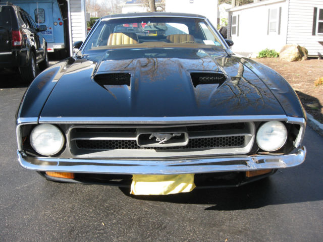 1972 Black Ford Mustang Coupe