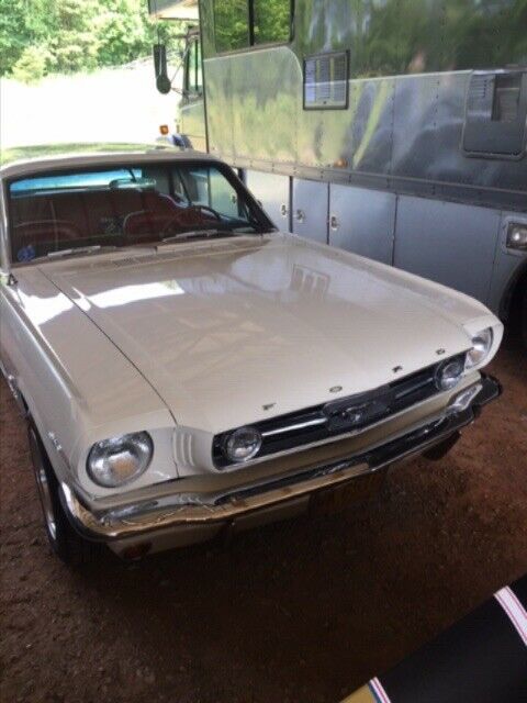 1966 White Ford Mustang Coupe