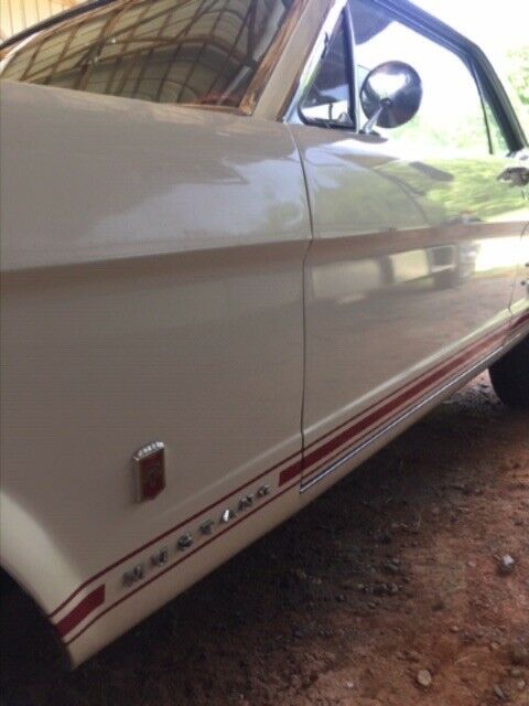 1966 White Ford Mustang Coupe