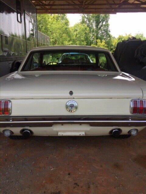 1966 White Ford Mustang Coupe