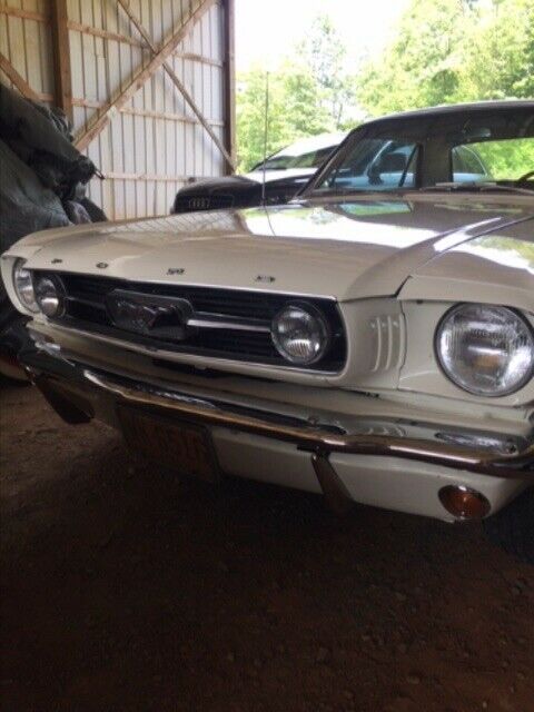 1966 White Ford Mustang Coupe