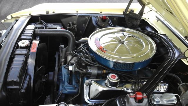 1967 yellow Ford Mustang Convertible