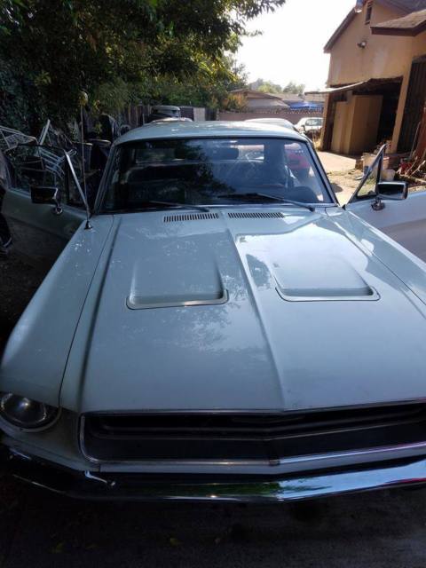 1968 White Ford Mustang Hard Top