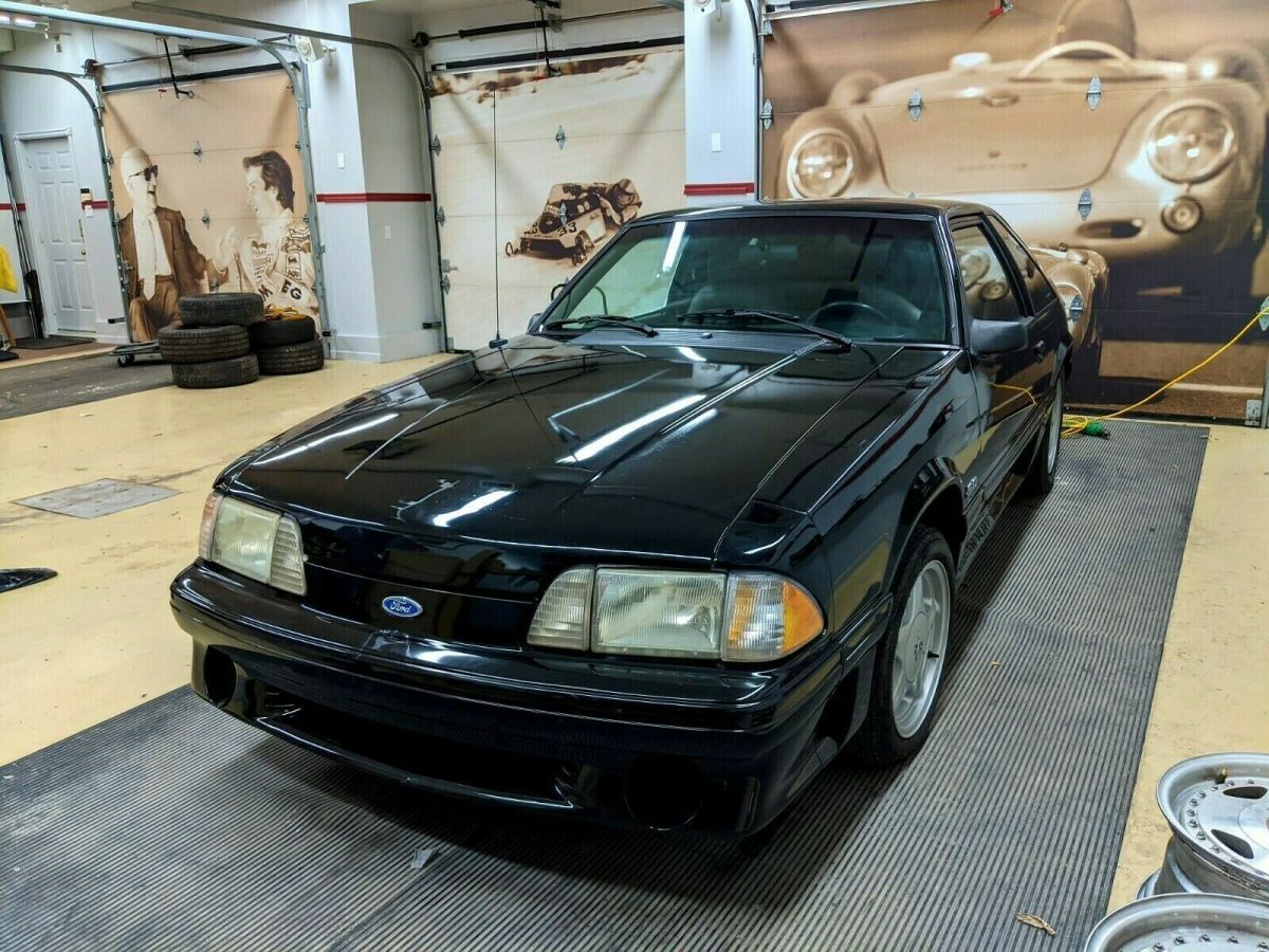 1988 Black Ford Mustang Coupe
