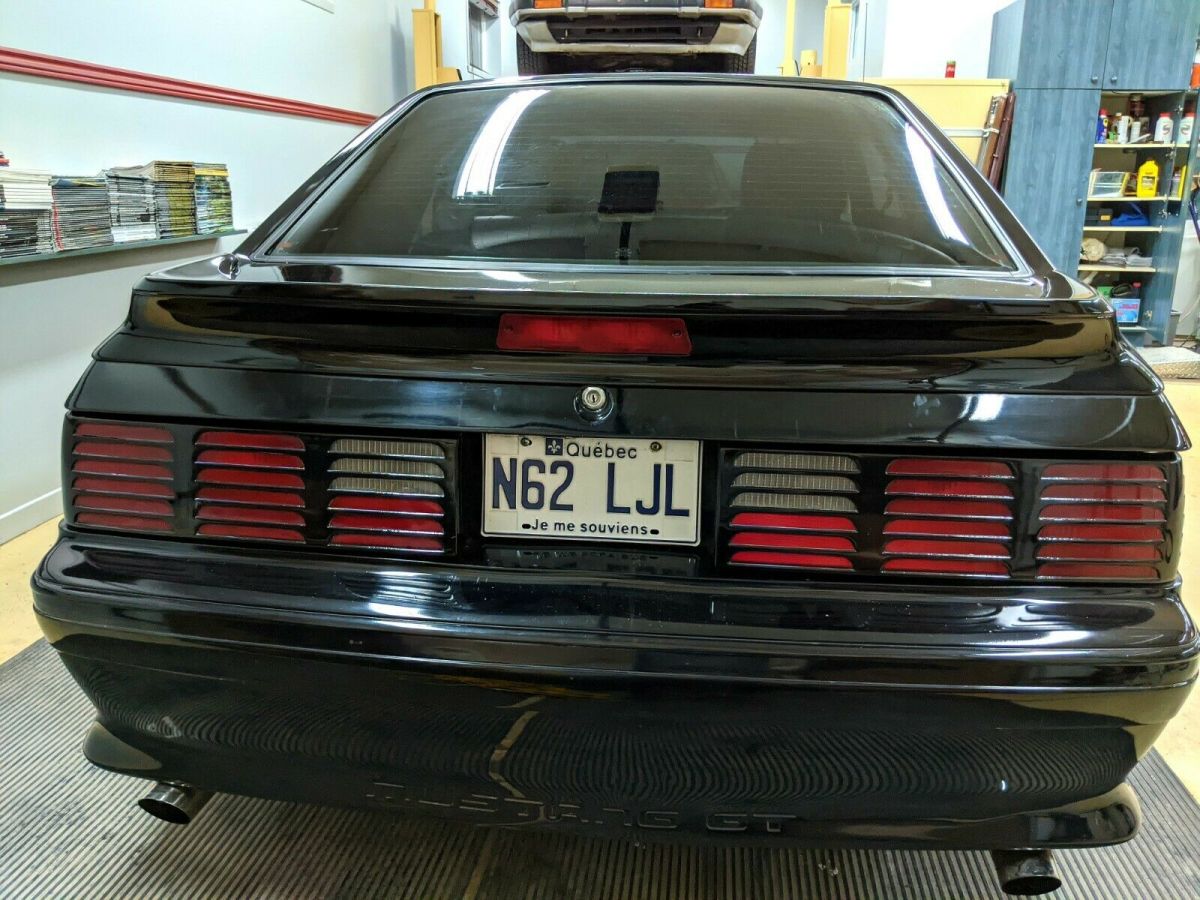 1988 Black Ford Mustang Coupe