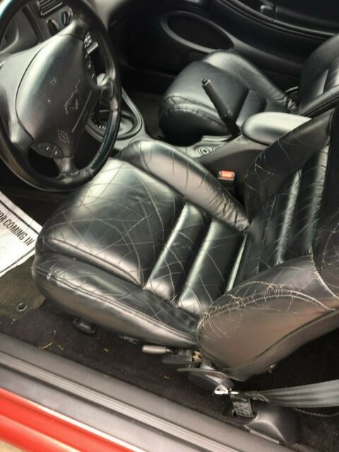 1994 Red Ford Mustang Convertible