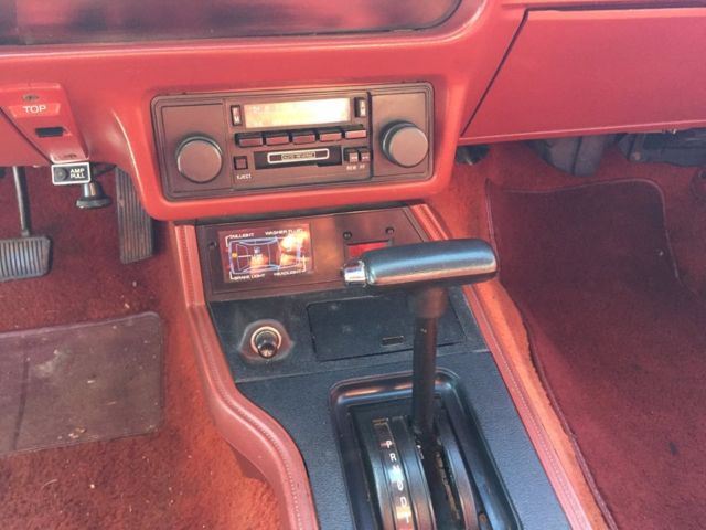 1984 White Ford Mustang Convertible