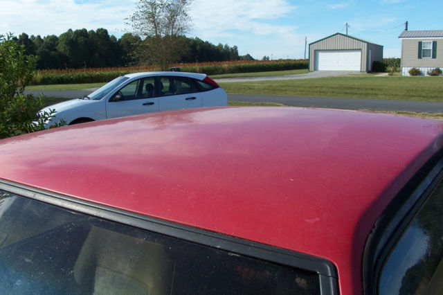 1989 White Ford Mustang