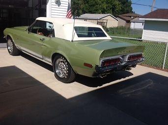 1968 Lime Gold Ford Mustang Convertible