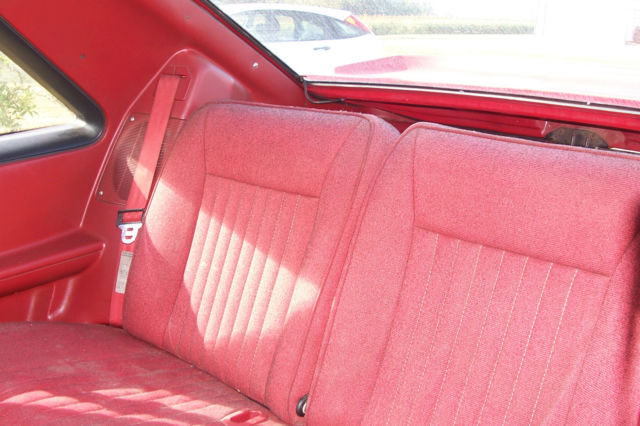1990 RED Ford Mustang Hatchback