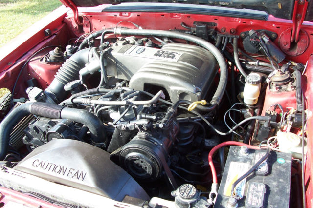 1990 RED Ford Mustang Hatchback